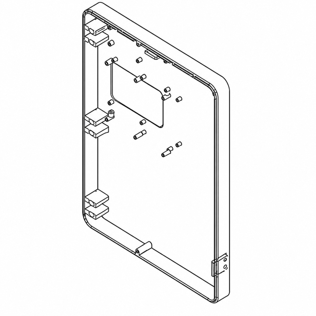 Aerocom COM Station Door-Ön Kapak,OD:110mm-Metal
