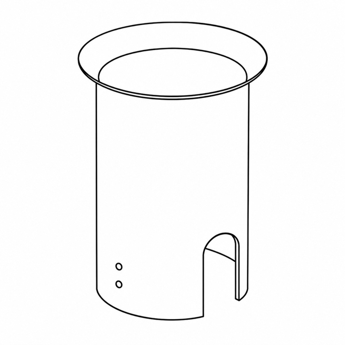 Aerecom AC3000 COM Station Üst Giriş Kolu ( Storage Funnel ,)OD:110mm