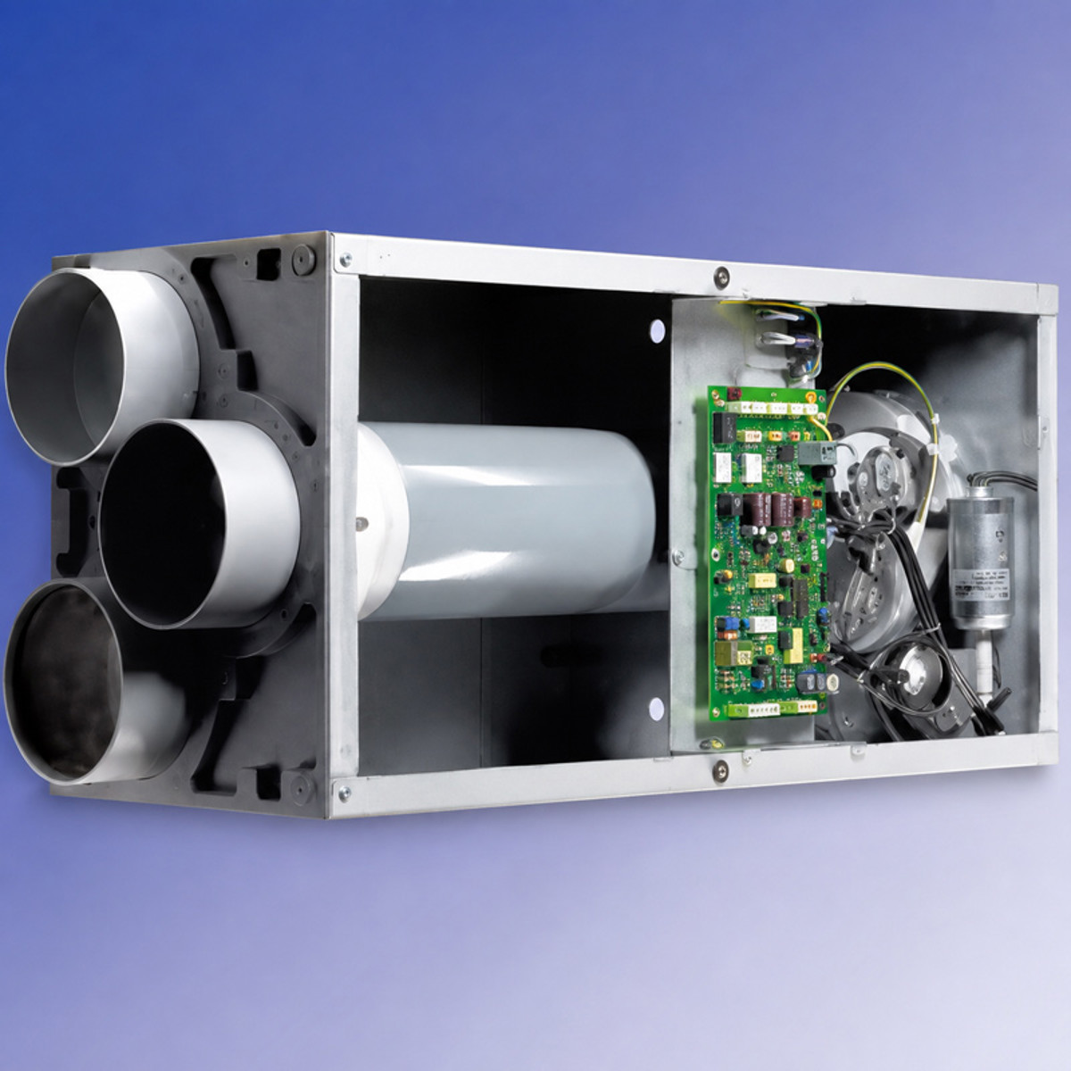 Tubetrans 3 way Diverter, Al.Frame with Steel Wall -without Electronic PCB OD:110